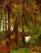 Charles Blechen Woodland with Brook oil painting picture wholesale